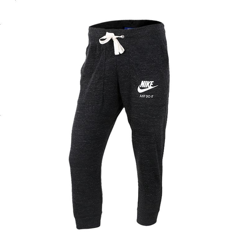 NIKE耐克夏新款男针织系带透气收腿运动休闲中裤883724-010图片