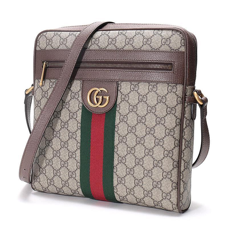 GUCCI 古驰 女士GG图案人造帆布单肩包斜挎包 547934 96IWT