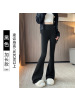 微喇鲨鱼裤女外穿秋冬季新款高腰显瘦芭比加绒加厚瑜伽喇叭裤