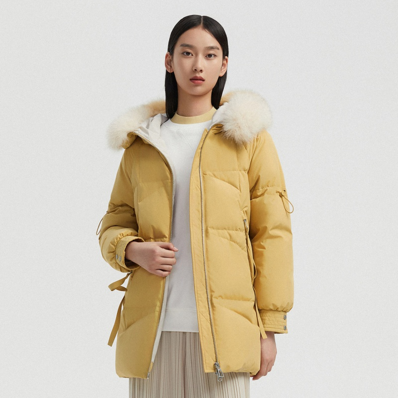 波司登2020女士中长款时尚保暖防寒羽绒服b00145974