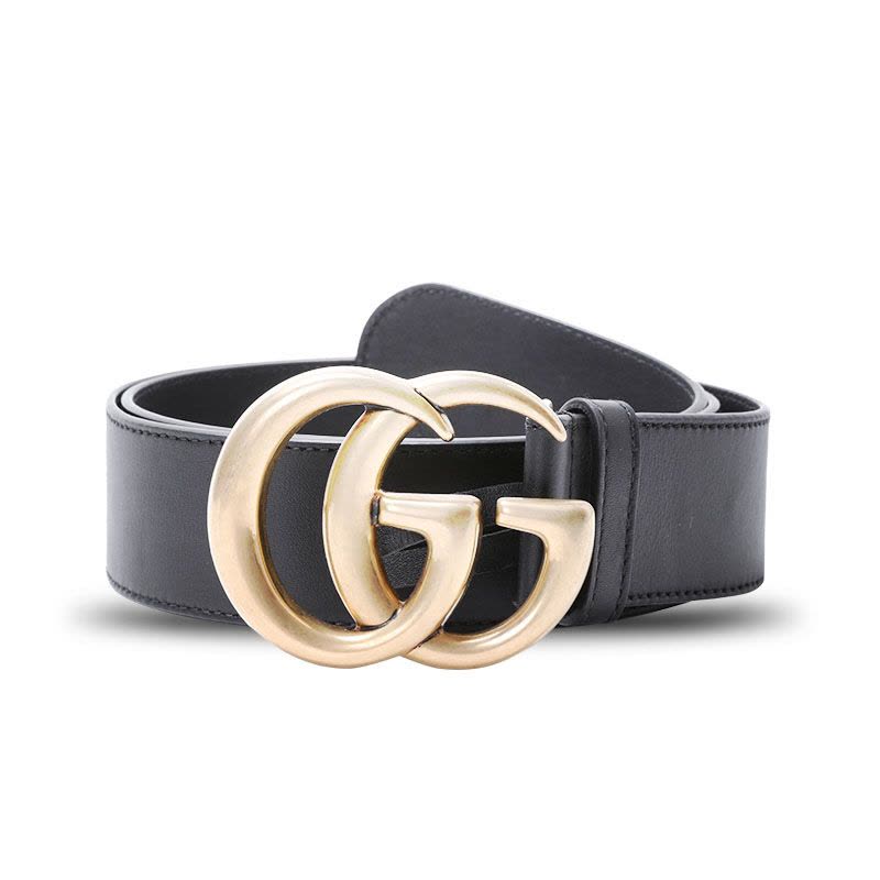 GUCCI 腰带 双G饰扣 光面皮 400593图片