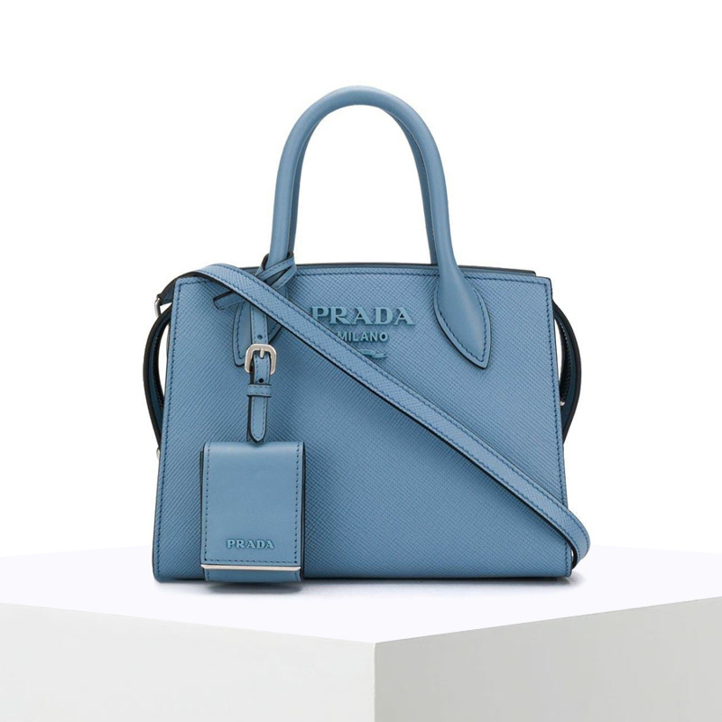 预订 20春夏款PRADA Saffiano 皮革手袋1BA269 NOO 22*16.5*11.5CM