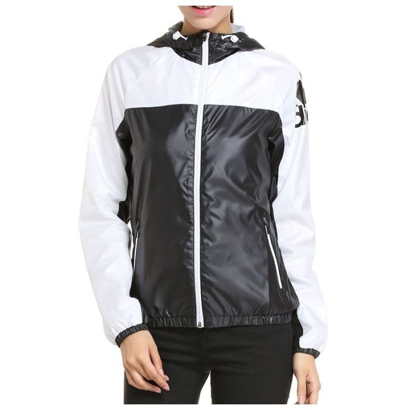 adidas阿迪达斯运动服装neo女子夹克黑白张钧甯同款休闲经典外套AY4046图片