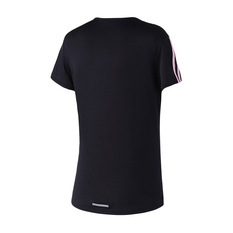 adidas女服短袖T恤跑步健身训练透气运动服DX2021 L DX2020红色