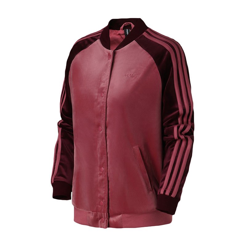 adidas阿迪达斯NEO女装外套立领运动休闲外套DM2078. L DM2078粉色