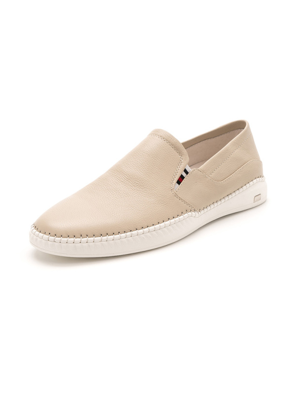 星期六(ST&SAT)男鞋2019年新品牛皮革圆头平底时尚休闲鞋SS92123231