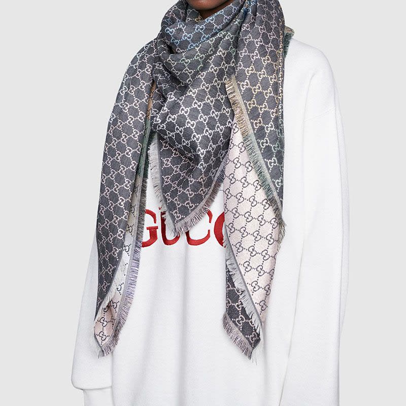 20新款 GUCCI GG提花围巾披肩558274图片