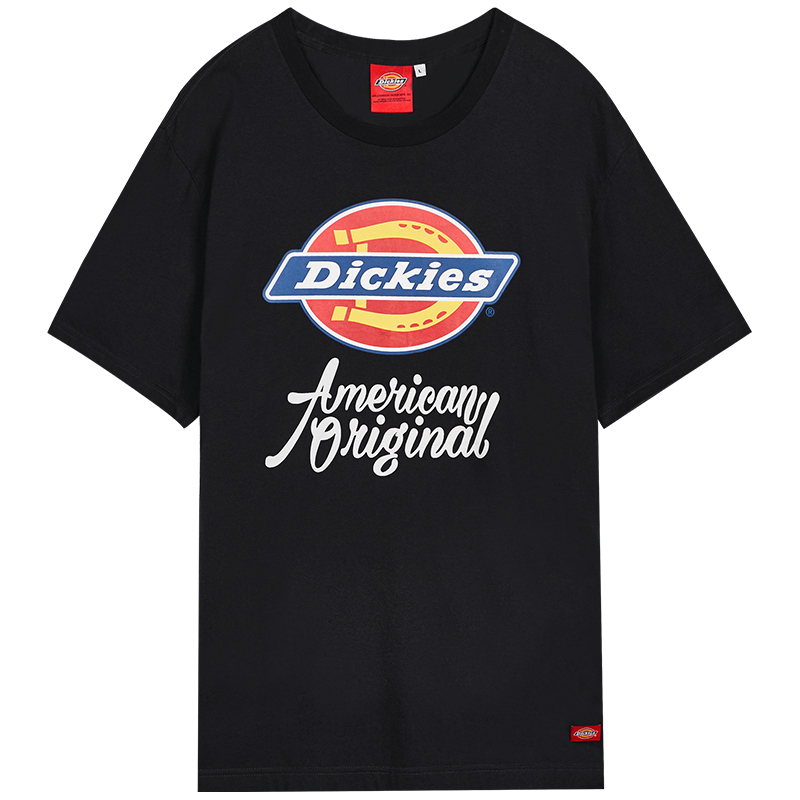 DICKIES夏季新款男士短袖T恤Dickies Logo印花
