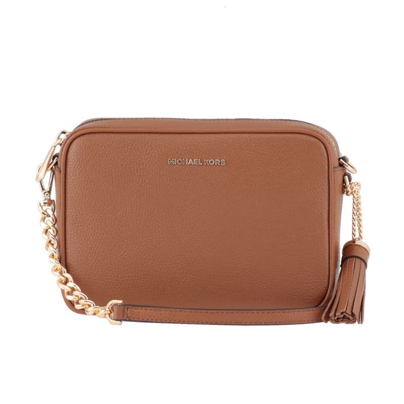 MICHAEL KORS GINNY 相机包 字母金属标 光面皮 32F7GGNM8L图片