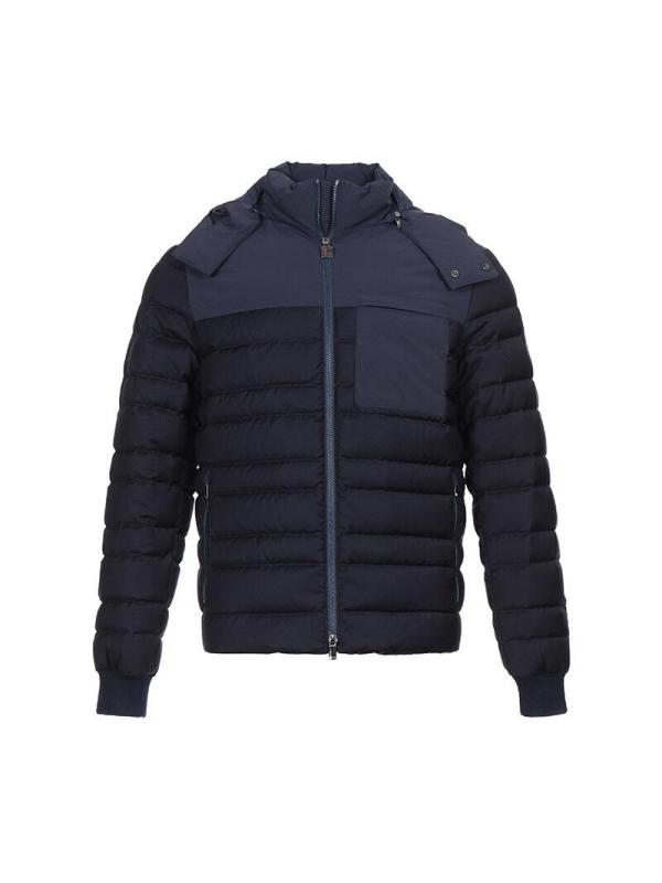 zzegna杰尼亚男士羊毛锦纶连帽夹克羽绒服vt051zzt017