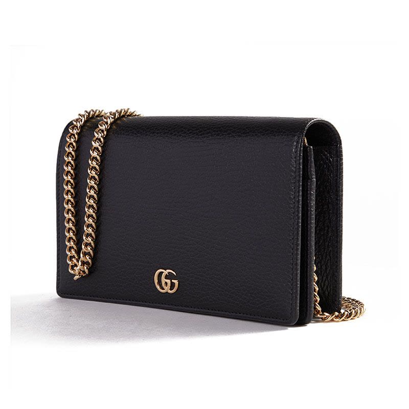 GUCCI古驰女包 Ophidia WOC链条包手拿包钱包 双G饰扣老花底纹 单肩斜挎包奢侈品包包(预售 预计30天内图片