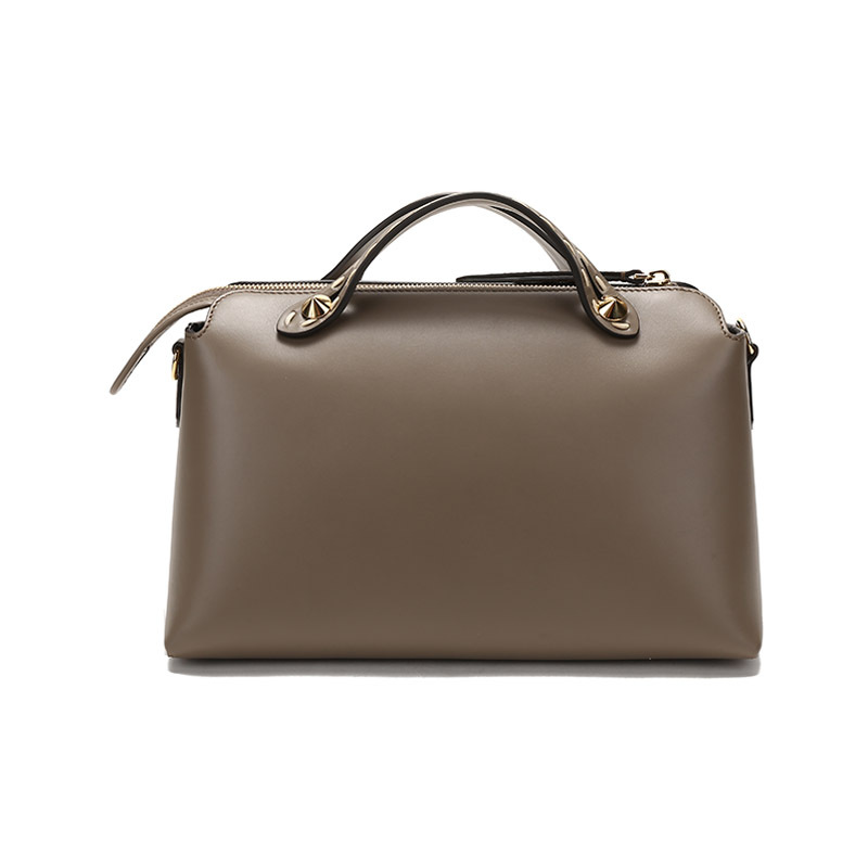 芬迪 FENDI 女士BY THE WAY系列皮革手提单肩斜挎包波士顿包中号 8BL146 AHMM