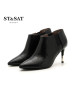 St&Sat/星期六尖头细高跟短靴女靴子SS73116387