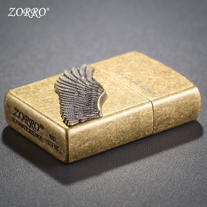 zorro佐罗打火机防风创意定制翅膀飞得更高