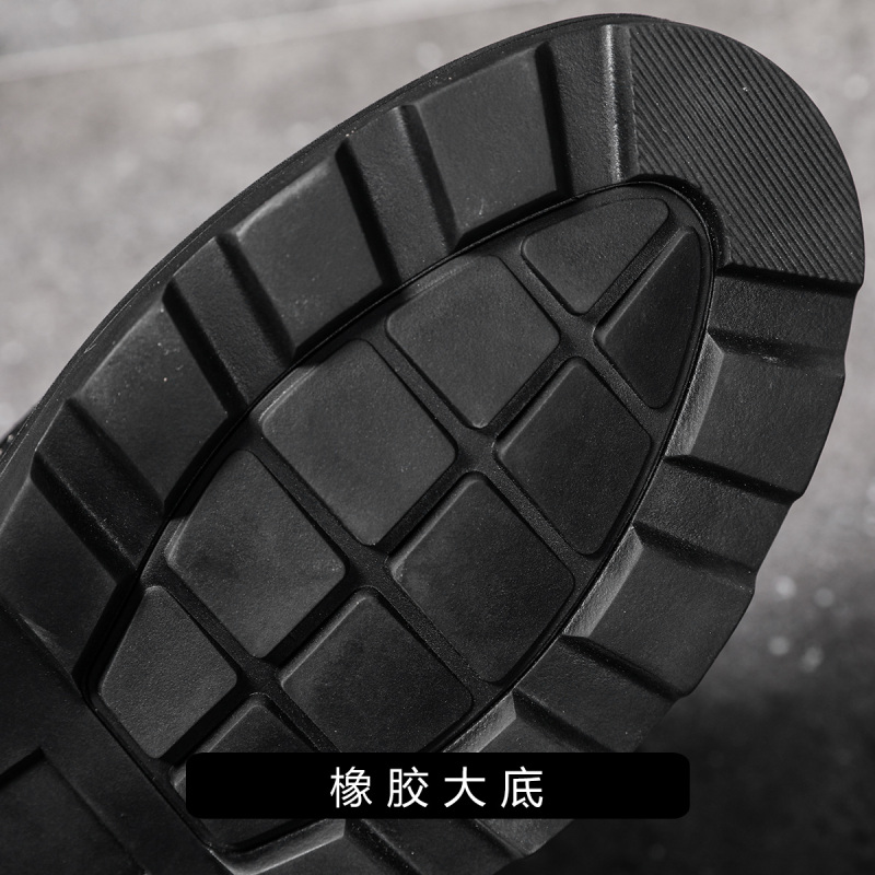 斯米尔Simier马丁靴男靴子潮秋季韩版潮流百搭高帮男靴子中帮反绒皮鞋男士短靴