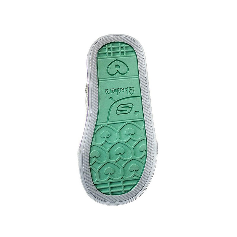 SKECHERS斯凯奇TWINKLE TOES闪灯高帮休闲鞋女童鞋10583L