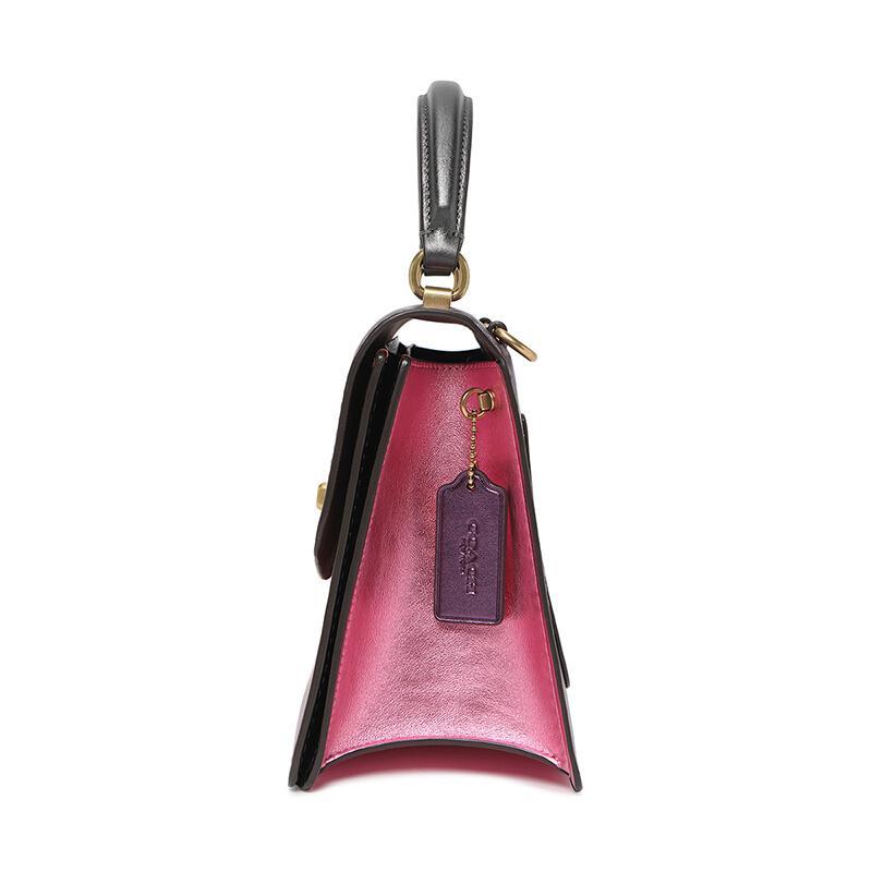 COACH 蔻驰 奢侈品 女士专柜款PARKER系列皮革手提包单肩斜挎包 87996