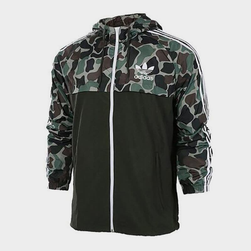 adidas阿迪达斯三叶夹克男春秋男子运动舒适休闲夹克BS4907图片