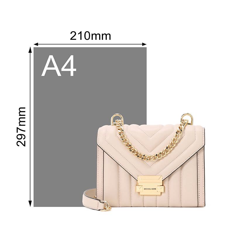 MICHAEL KORS 迈克·科尔斯 女士单肩包 WHITNEY 锁扣口盖包30F8GXIL1T图片