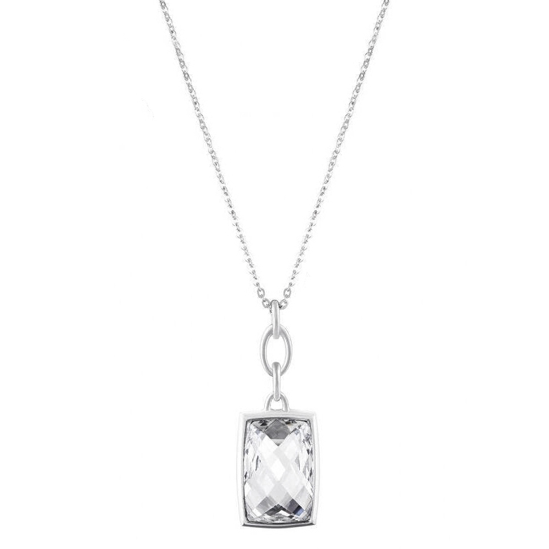 SWAROVSKI施华洛世奇银色方形水晶项链 人造水晶 送恋人1179017