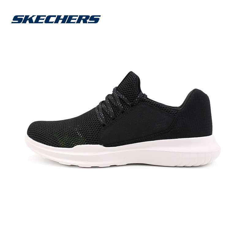 Skechers斯凯奇跑步鞋男鞋2019新款跑步训练休闲运动鞋54365/BKW/WGY
