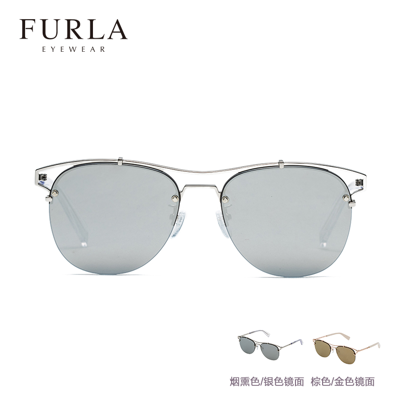FURLA芙拉 女士眼睛 墨镜女太阳镜2018 防紫外线圆脸驾驶镜