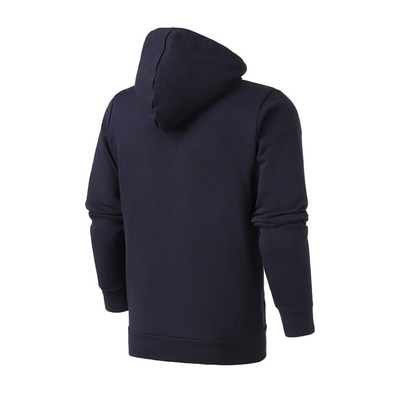 adidas男服夹克外套连帽休闲运动服DU0386 L DU0386蓝色