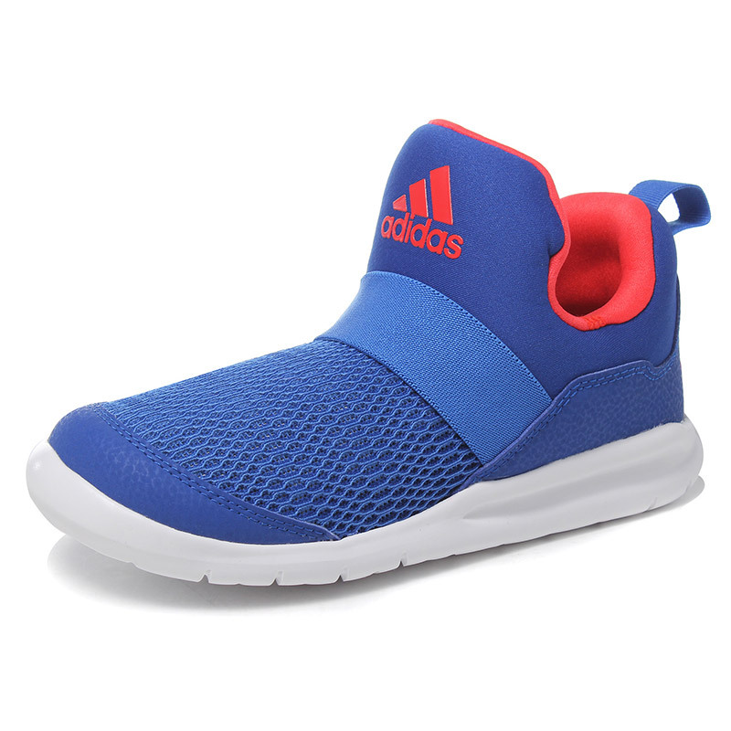 【自营】adidas阿迪达斯童男小童4-10岁透气低帮休闲鞋BB3093 BB3093学院 31.5码/190