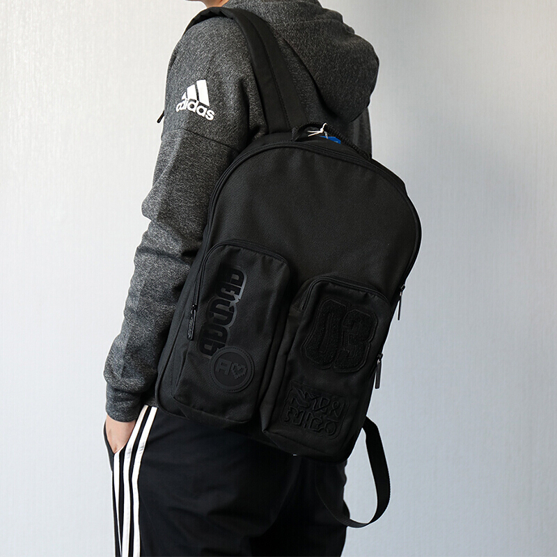 阿迪达斯adidas运动包休闲双肩背包学生书包bq8126