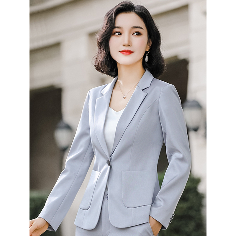 罗蒙女士西装外套2019秋季新品休闲小西装外套女春秋女式女服上衣_tnw