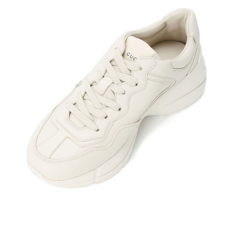 预售 古驰GUCCI Rhyton 老爹鞋 皮带标识粒面皮528892 女士低帮鞋运动鞋图片