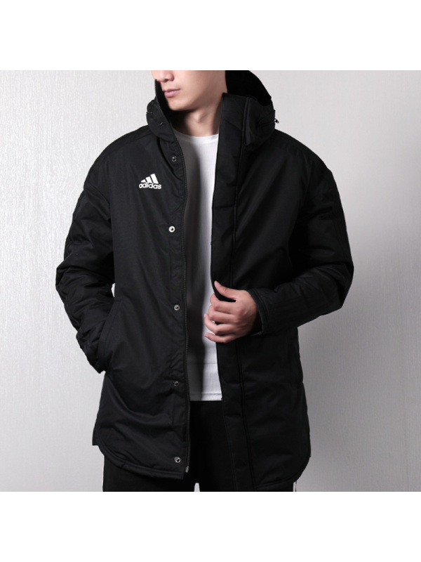 adidas阿迪达斯男装2020新款运动服棉衣保暖连帽棉服外套 DM2202
