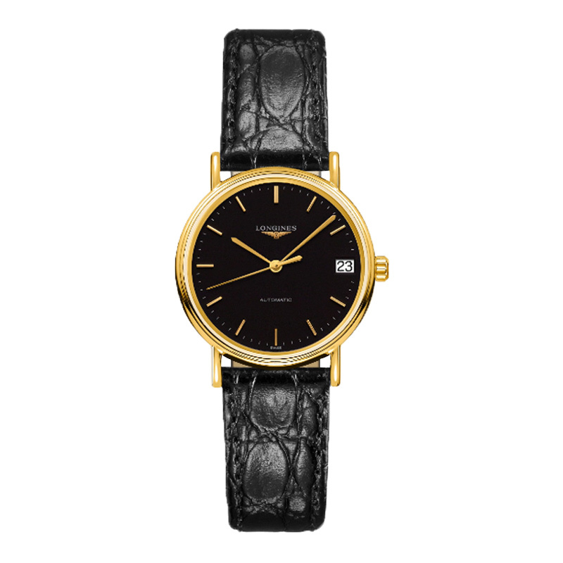 浪琴longines瑞士手表瑰丽系列机械女表l43222522气质30mm预售款