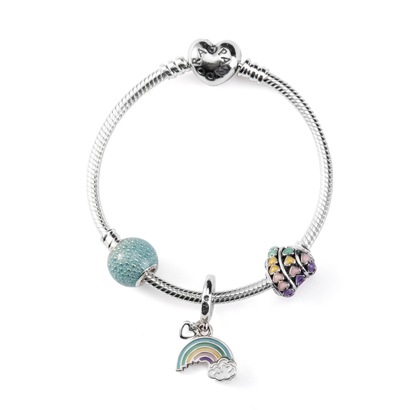 pandora潘多拉梦幻魔法时光手链蛇骨链diy套装