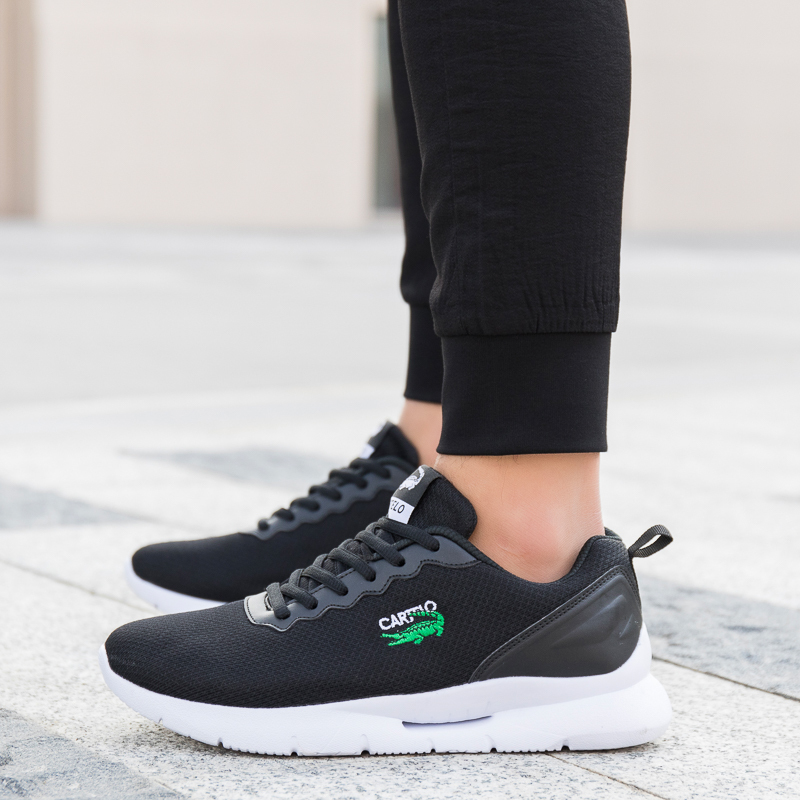 卡帝乐鳄鱼cartelo夏季轻便透气网面男鞋韩版休闲鞋百搭运动鞋子