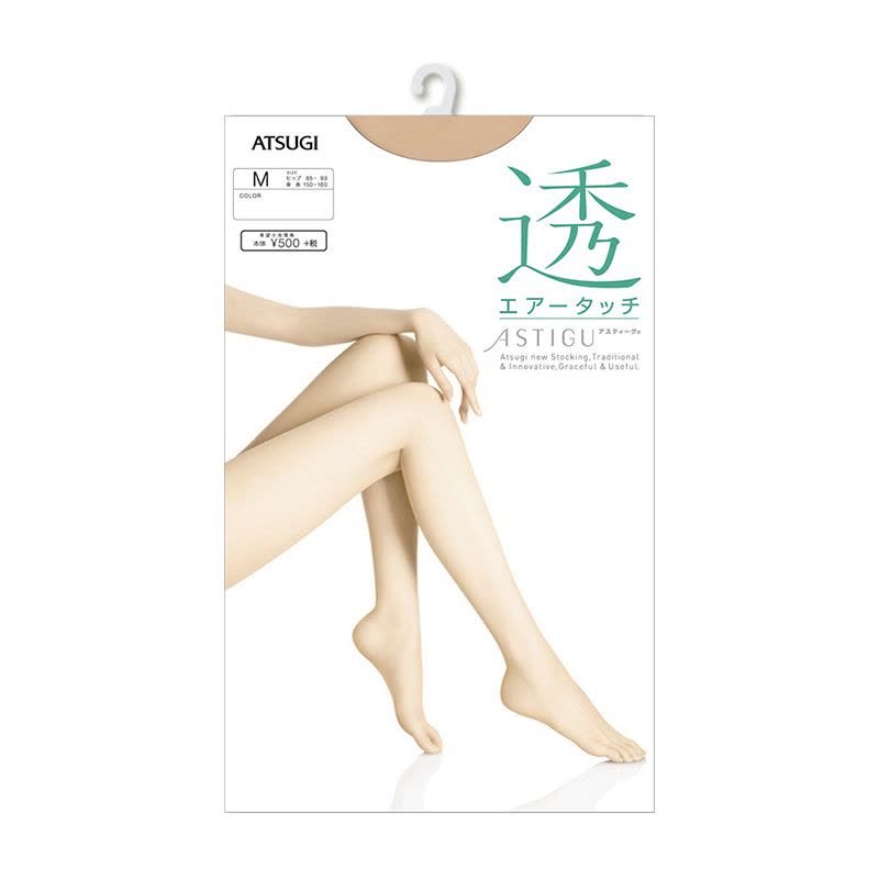 日本进口 厚木 ATSUGI 【透】通透清爽 夏季超薄丝袜连裤袜 FP5002W图片