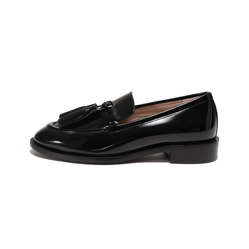 思缇韦曼 STUART WEITZMAN 女士漆皮乐福鞋单鞋皮鞋PALMER TASSEL LOAFER