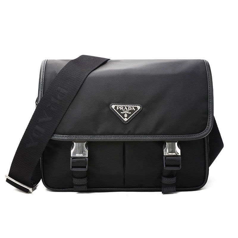 预订 PRADA普拉达 Nylon shoulder 邮差 尼龙 斜挎包2VD769 OLO 25x20x11cm图片