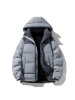 冬季新款羽绒服男士90白鸭绒青少年休闲连帽加厚保暖羽绒男装外套