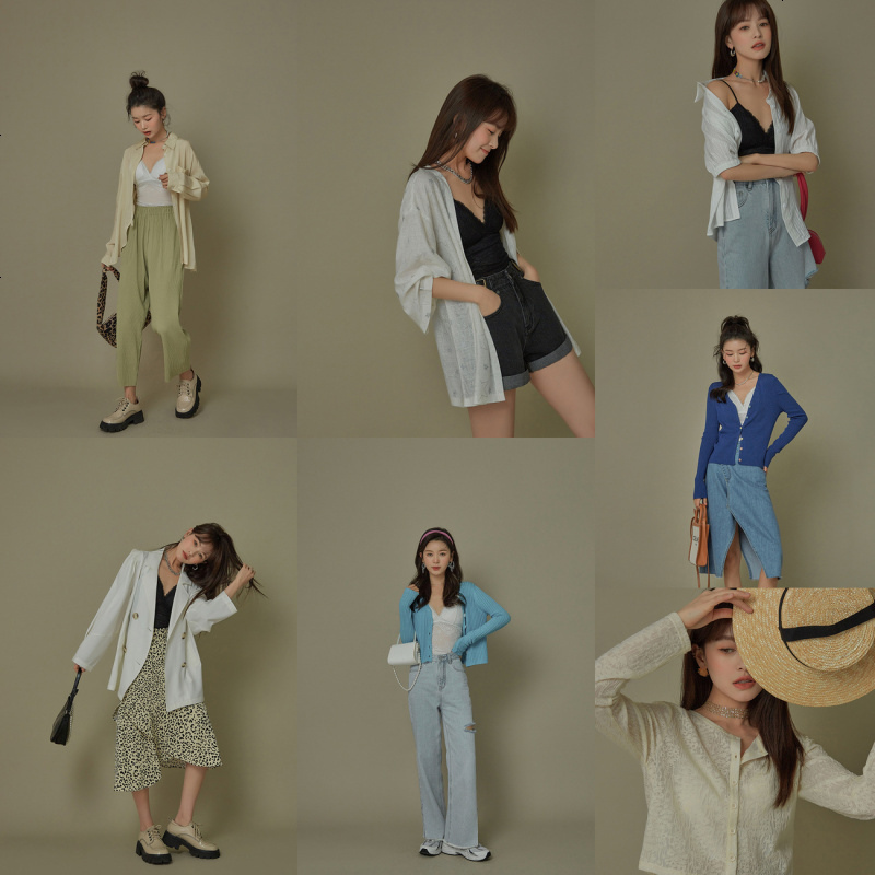 OtherMix法式蕾丝吊带2021年夏季新款短款内搭修身v领上衣女