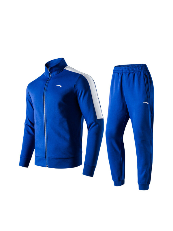 安踏anta运动套装男2019春季休闲运动服立领夹克上衣针织运动长裤