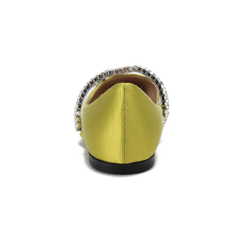 周仰杰 JIMMY CHOO 女士织物尖头单鞋平底鞋 GENEVI FLAT BGH 221
