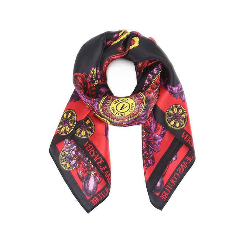 范思哲 VERSACE JEANS COUTURE 女士 桑蚕丝方巾丝巾围巾71HA7H02 ZG006
