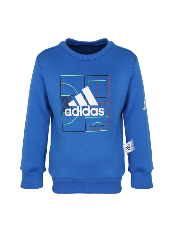 阿迪达斯（adidas）童装舒适休闲卫衣套头衫DM7043/DU0178