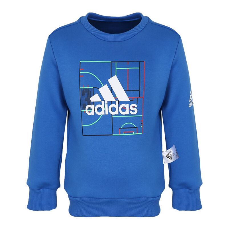 阿迪达斯（adidas）童装舒适休闲卫衣套头衫DM7043/DU0178