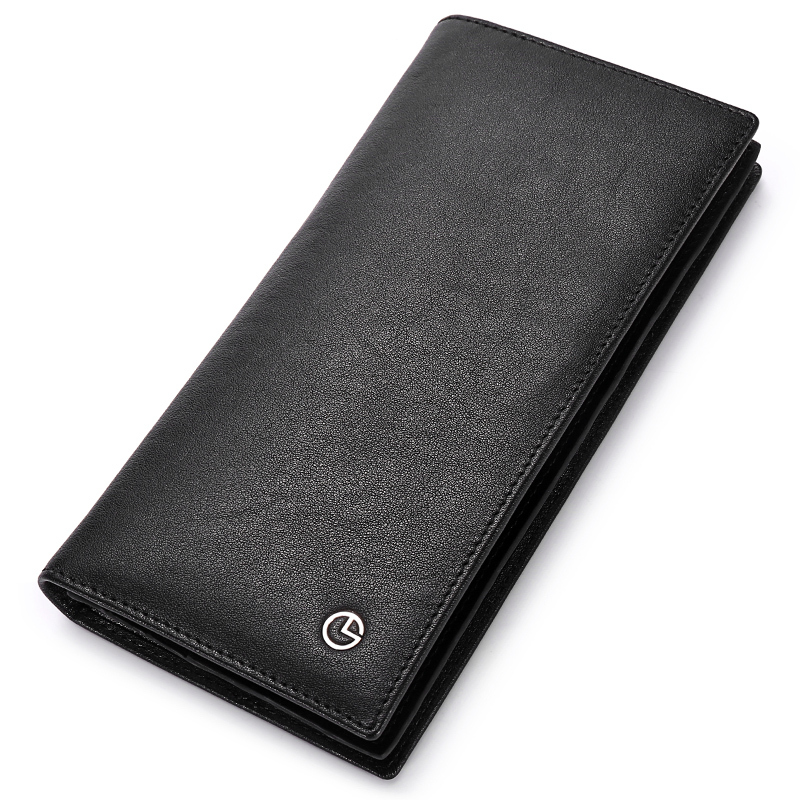 金利来goldlion男士真皮长款钱包头层牛皮大容量多卡位钱夹票夹视频