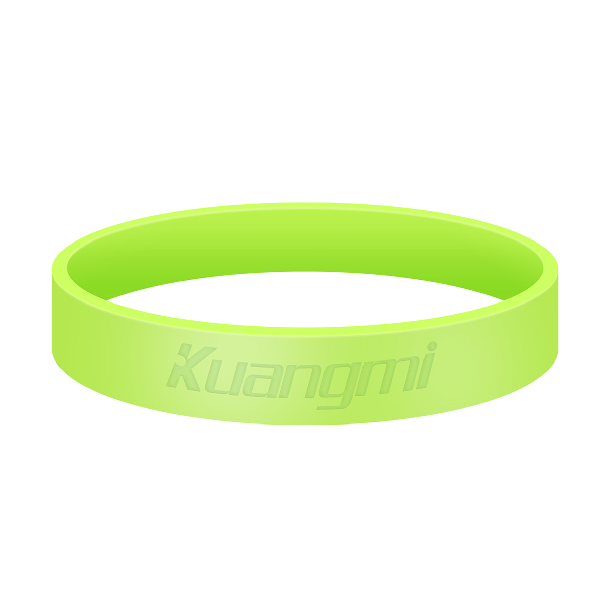 狂迷硅胶发光夜光腕带绿色运动手环