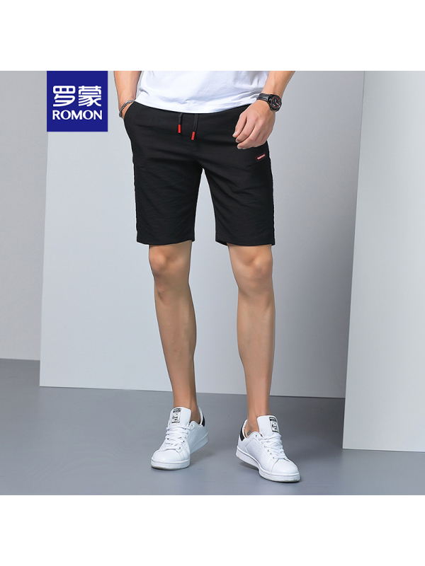 罗蒙(ROMON)夏季男士时尚休闲短裤11L19D01