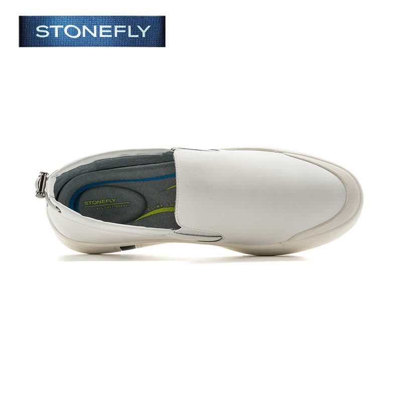 斯通富来STONEFLY牛皮尖头低跟套脚光面春单鞋男SD71122831图片