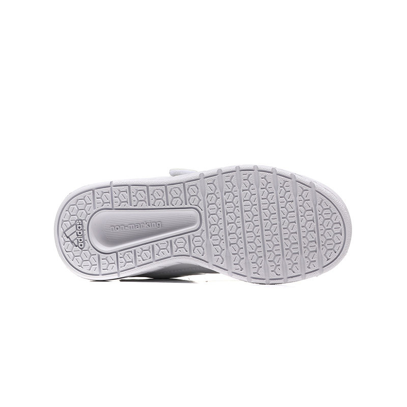 adidas阿迪达斯童男小童运动鞋休闲运动魔术贴鞋BA9524 BA9524亮白